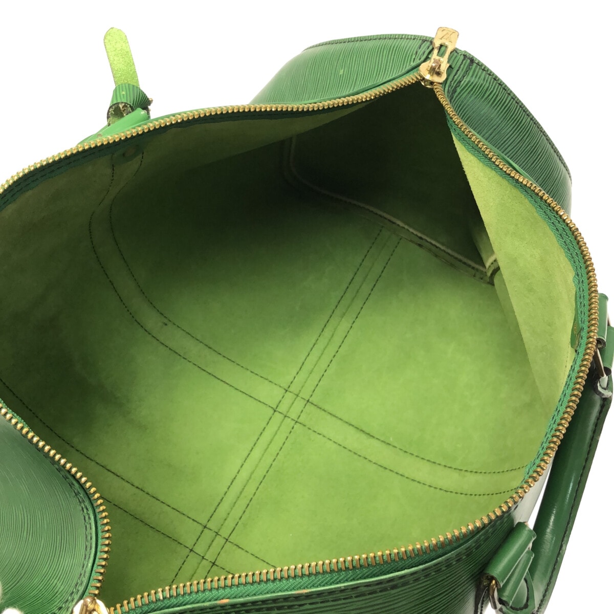 Louis Vuitton Green Epi Keepall 50 Handbag
