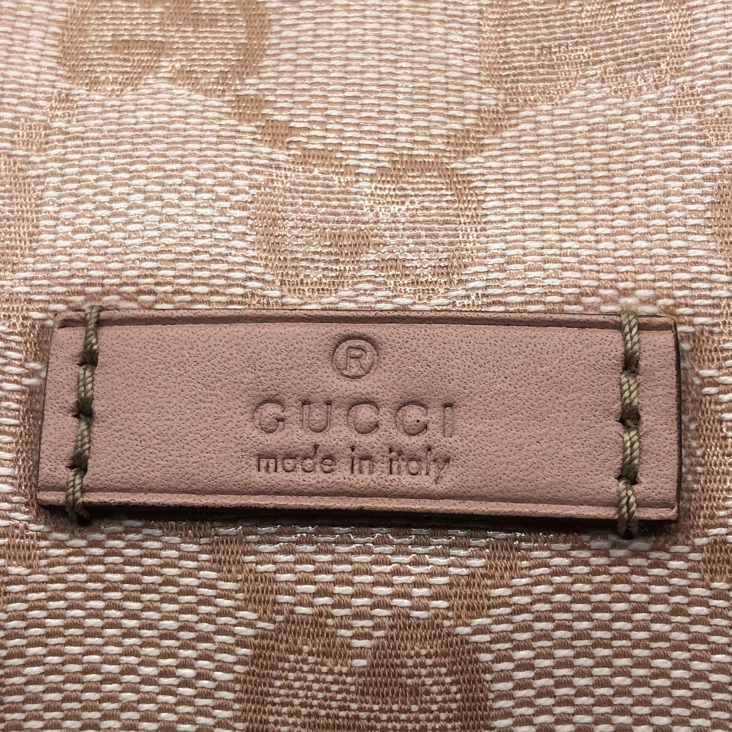 Gucci Boston Suprême GG, Pink, Canvas, Travel Bag