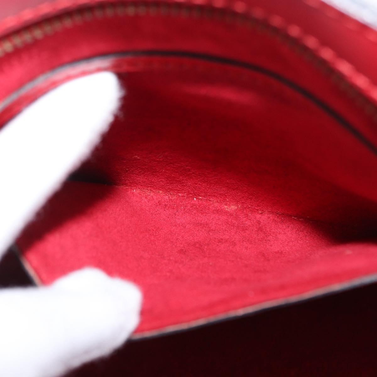 Louis Vuitton Saint Jacques Epi Leather, Red, Leather, Handbag