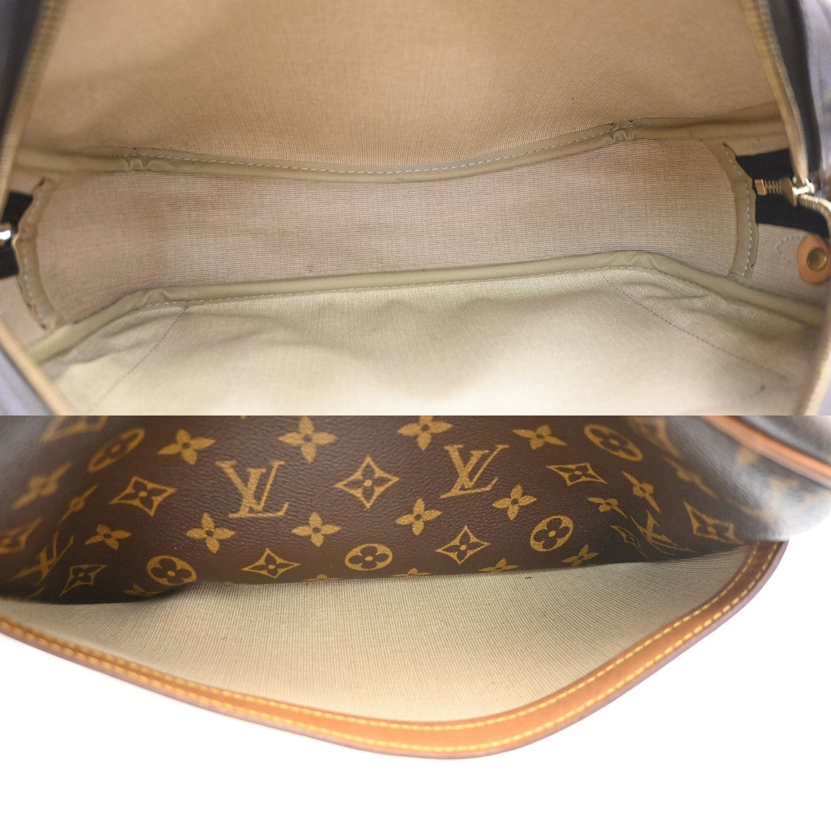 Louis Vuitton Reporter Monogram, Brown, Canvas, Shoulder Bag