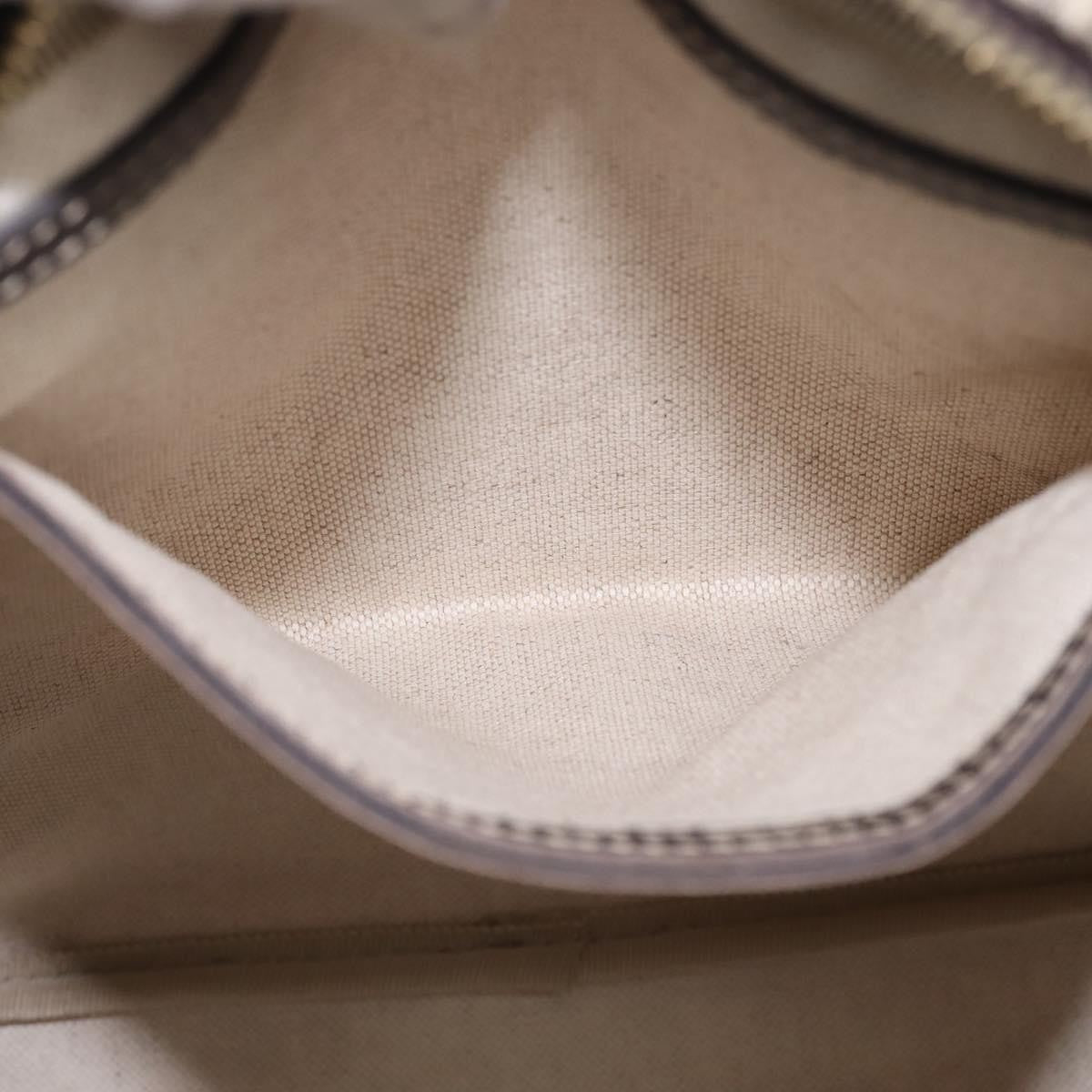Gucci Front Zip Messenger GG Coated Canvas, Beige, Canvas, Crossbody Bag