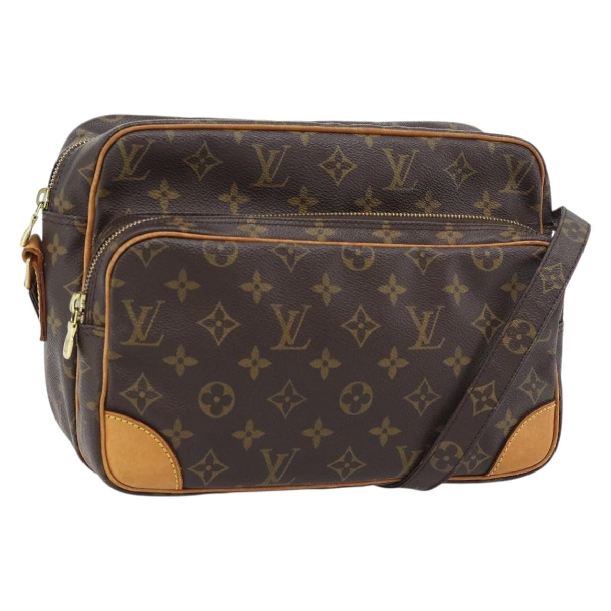 Louis Vuitton Nil Messenger Monogram Canvas, Brown, Canvas, Shoulder Bag
