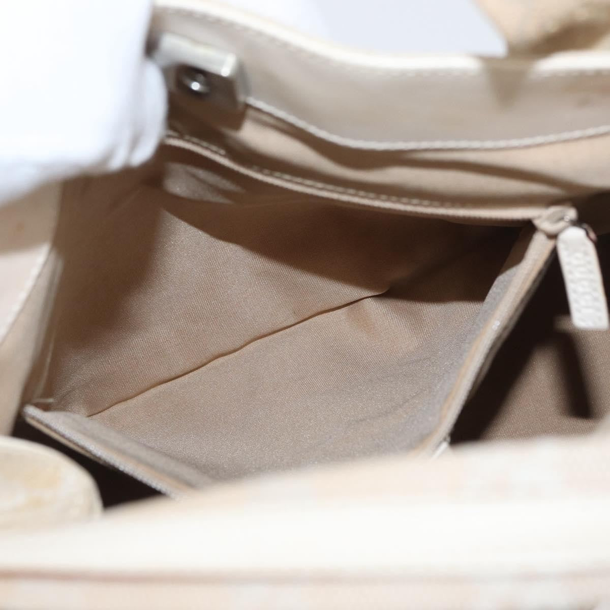 Gucci Double Pocket Tote GG Canvas and leather, Ecru, Canvas, Handbag