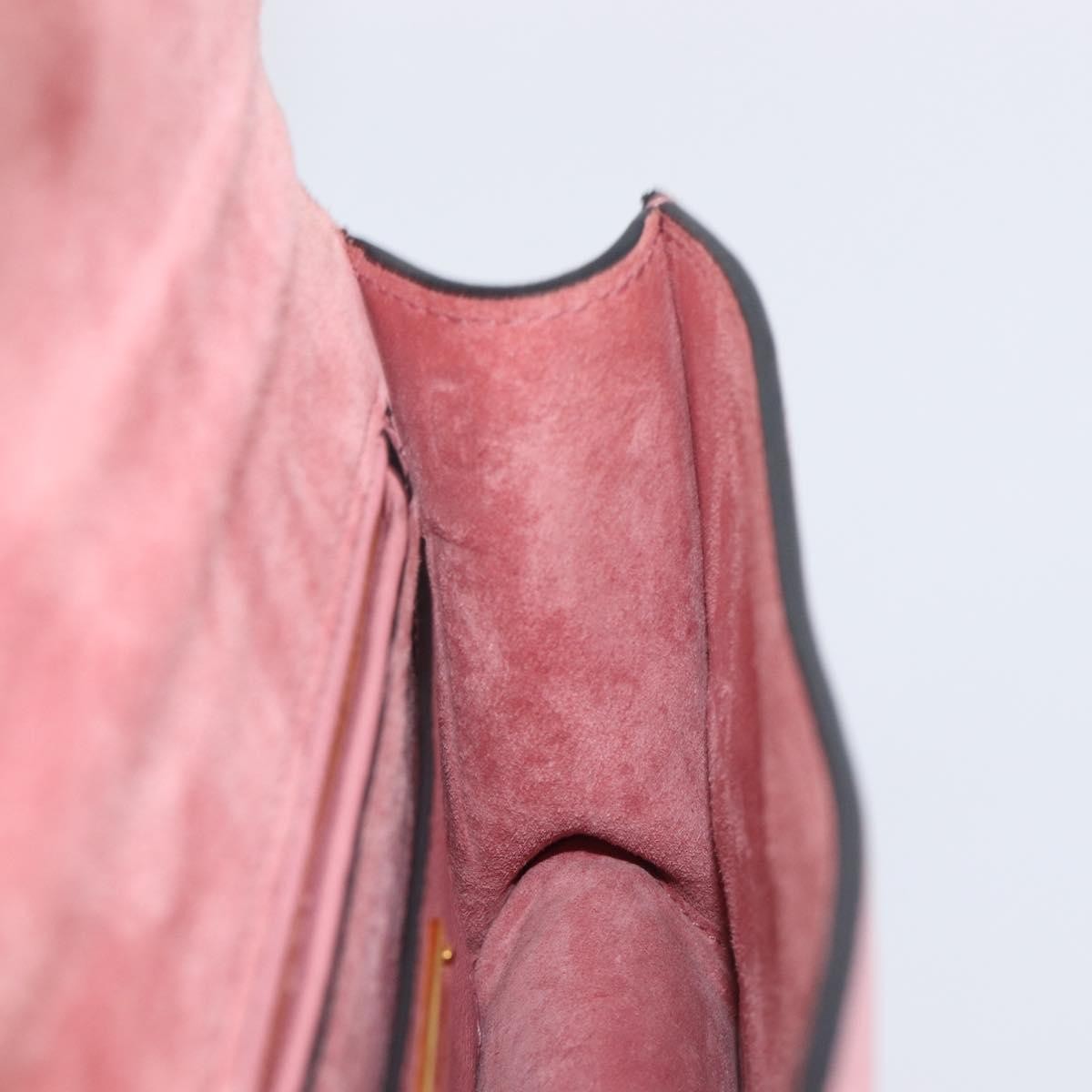 Miu Miu Madras Crystal Flap Leather, Pink, Leather, Crossbody Bag