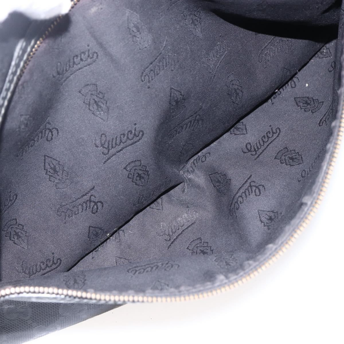 Gucci Zip Messenger GG Imprime, Black, Canvas, Shoulder Bag