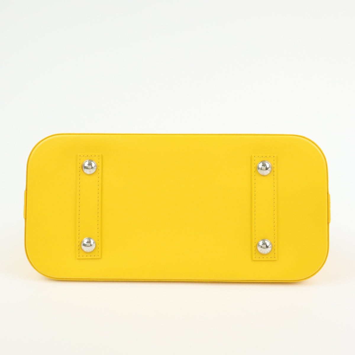 Louis Vuitton Alma Epi Leather, Yellow, Leather, Handbag