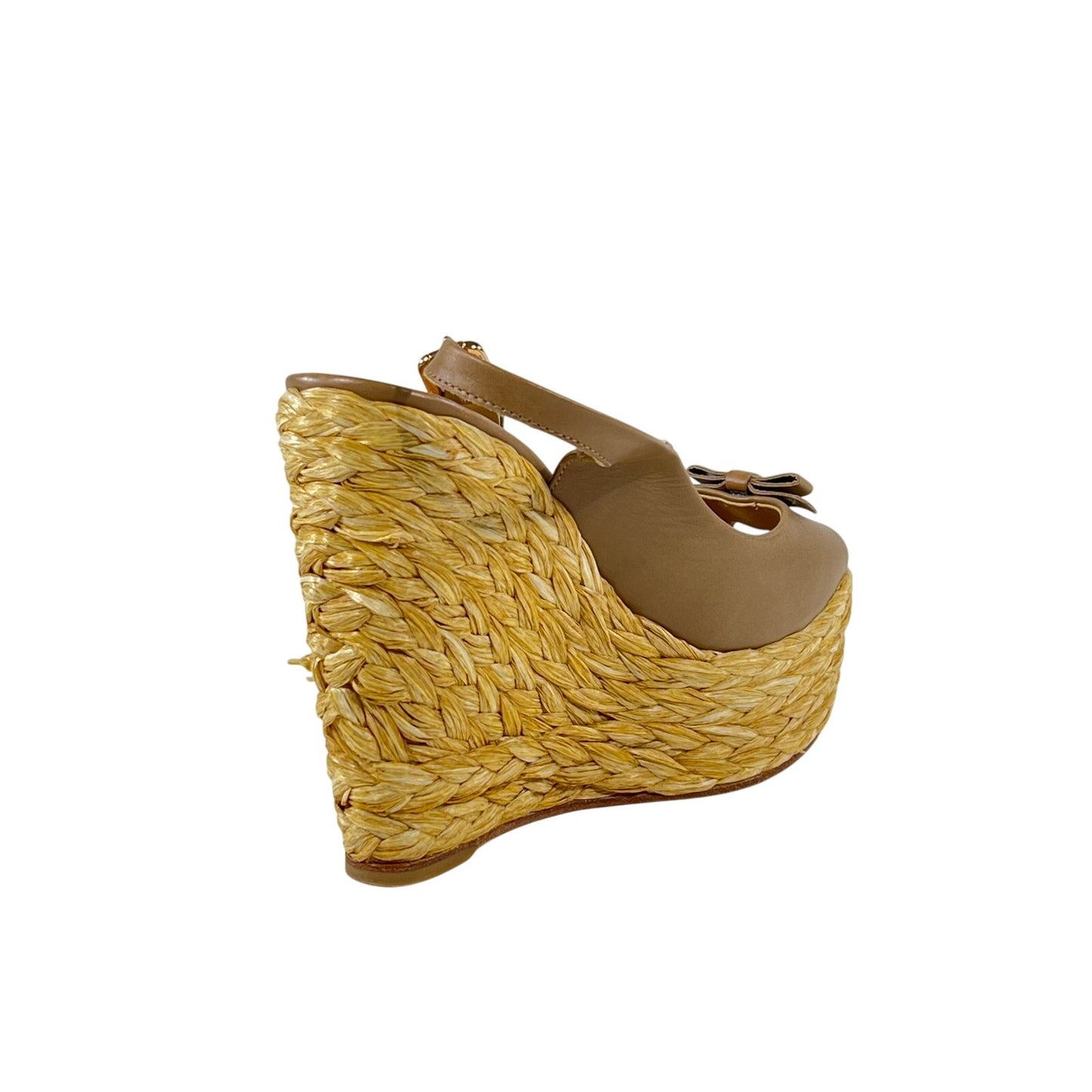 Dolce and Gabbana Espadrille Sandals 6.5 US Tan