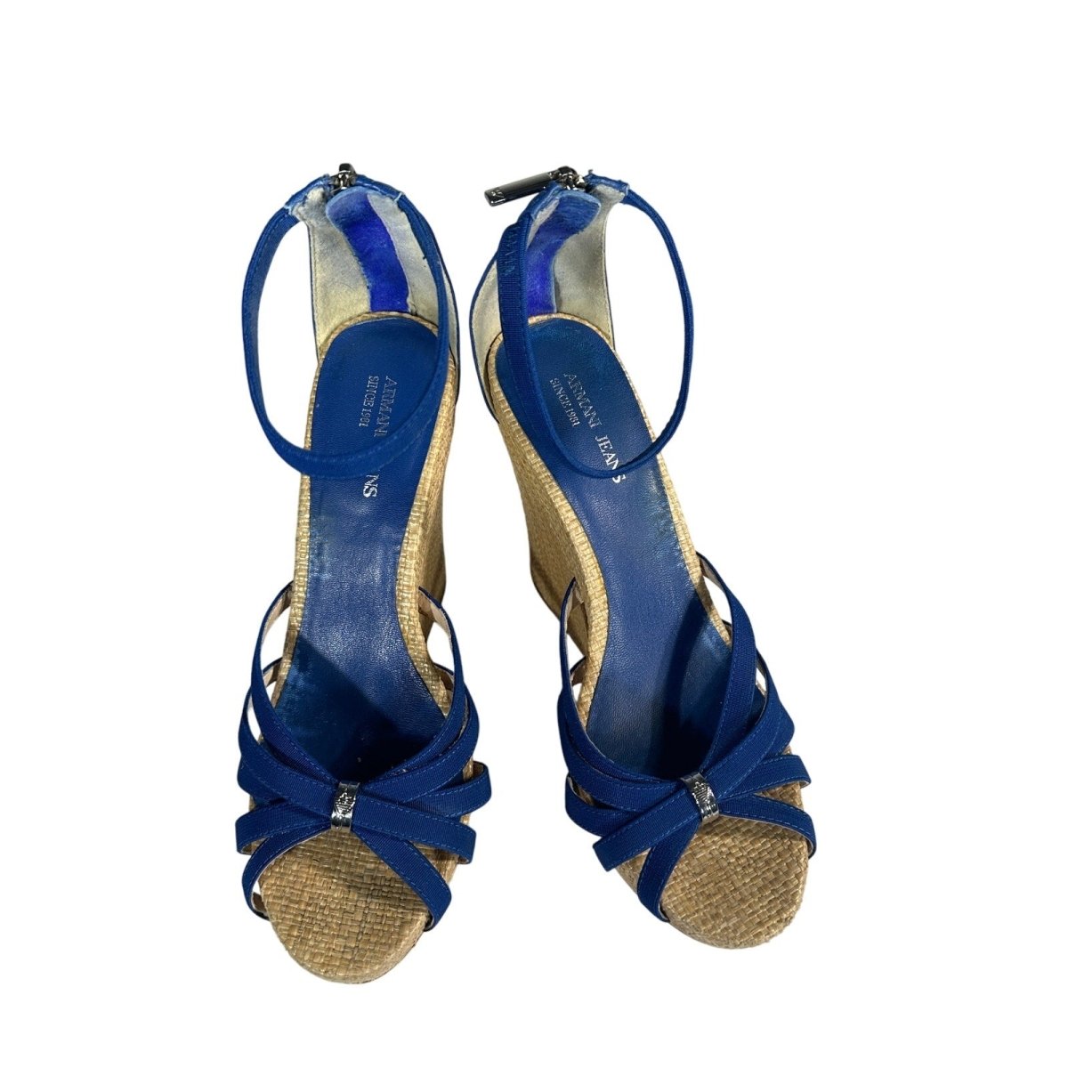 Armani Jeans Platform Wedges - Brandsamsara