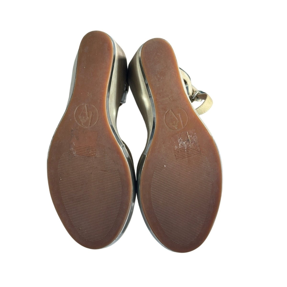 Armani Jeans Suede Wedges - Brandsamsara