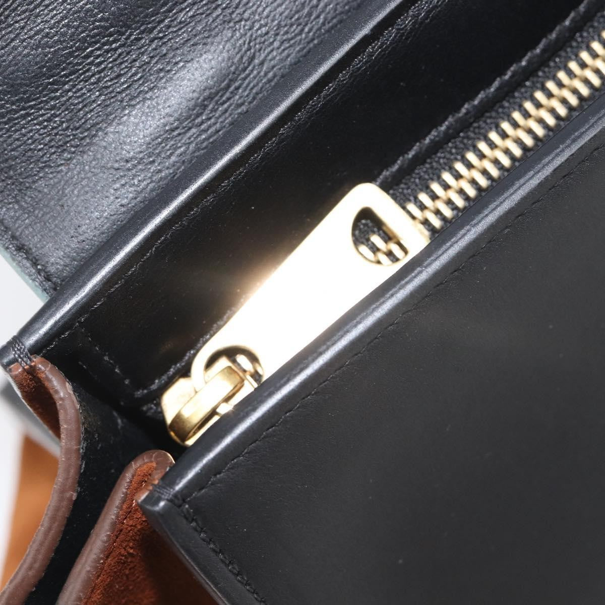 Celine Trapeze Leather, Blue, Leather, Handbag