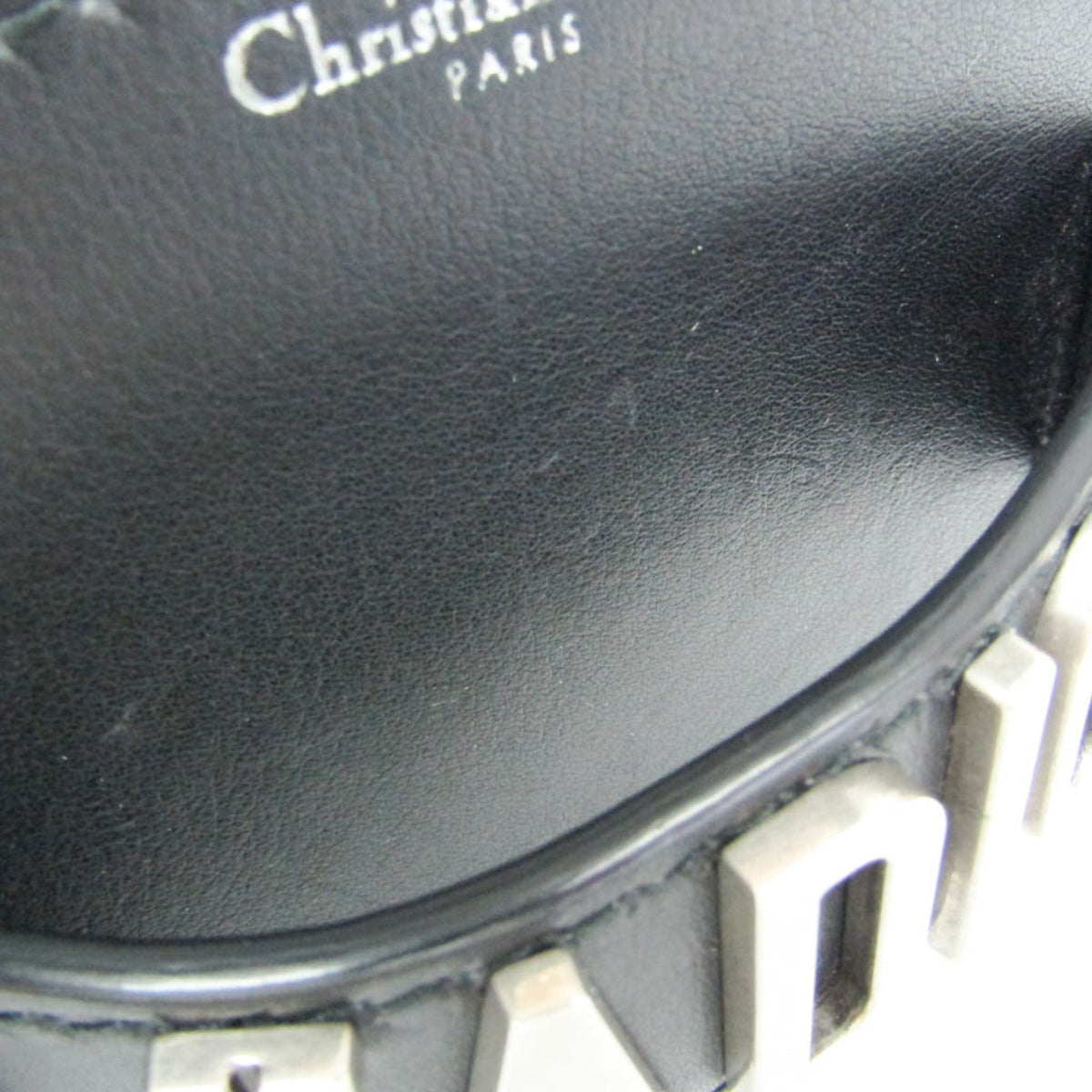 Christian Dior J'Adior Flap Embellished Leather, Black, Leather, Handbag