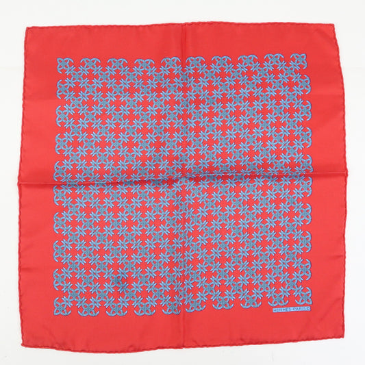 Hermes Carré 42 Silk, Red, Silk, Scarf