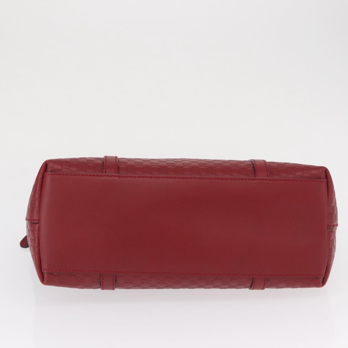 Gucci Margaux Microguccissima Leather, Red, Leather, Tote Bag