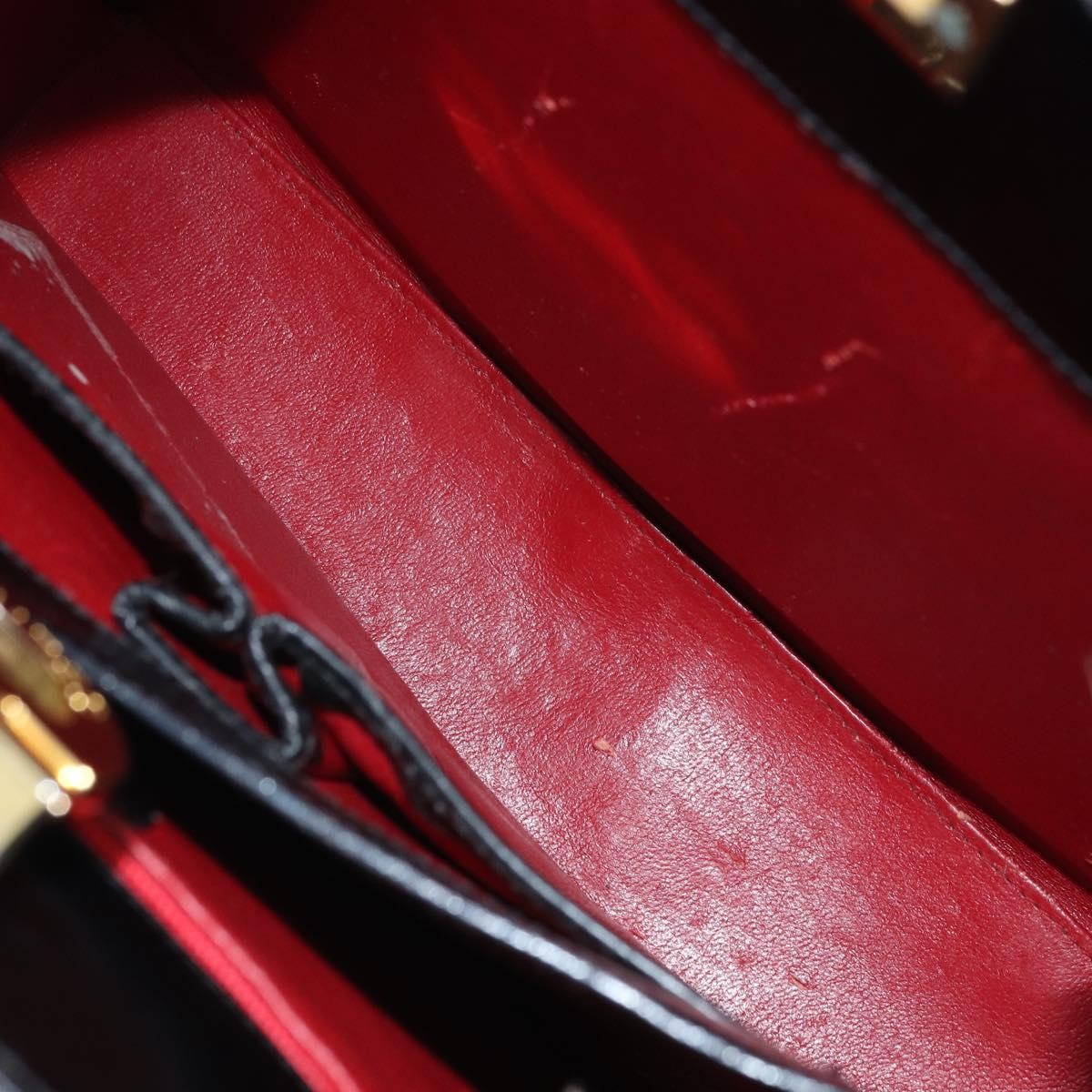 Celine Vintage Leather, Black, Leather, Shoulder Bag