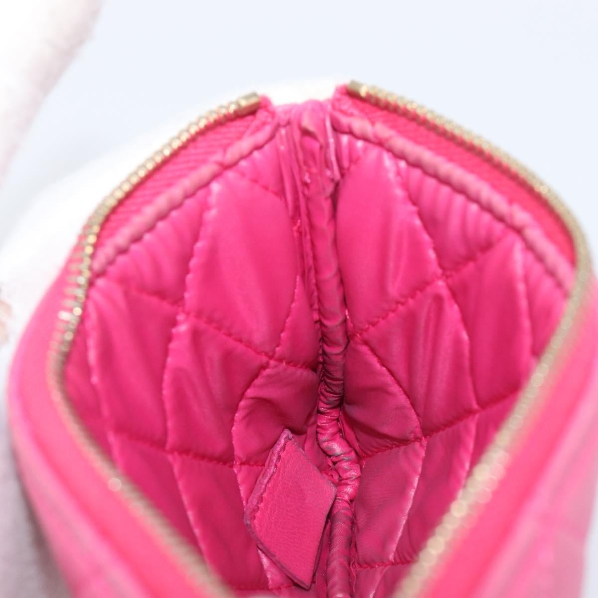 Chanel CC Zip Coin Purse Quilted Lambskin, Pink, Leather, Wallet