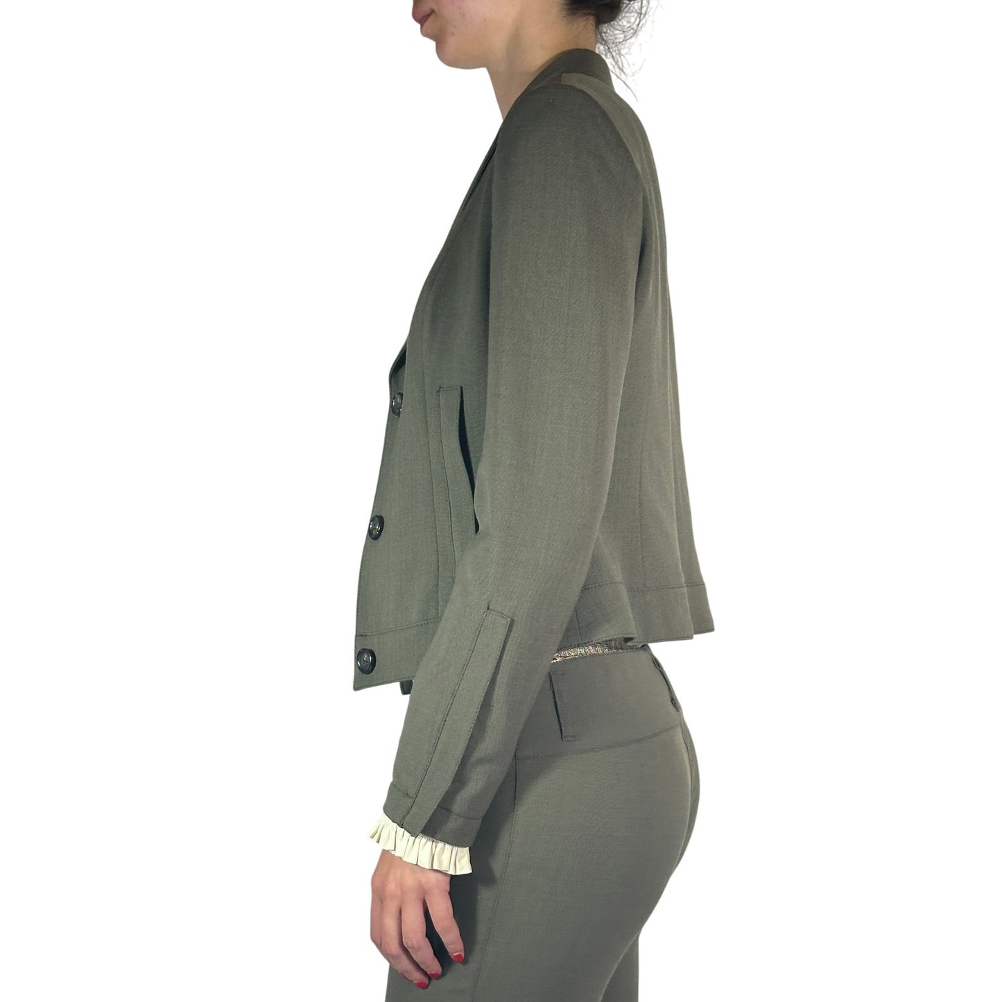 Moschino Stretch Wool 2 PC Suit Set