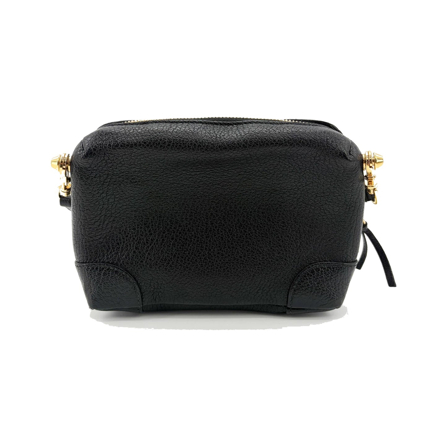 Balenciaga Classic Studs Chain Reporter Leather, Black, Leather, Crossbody Bag