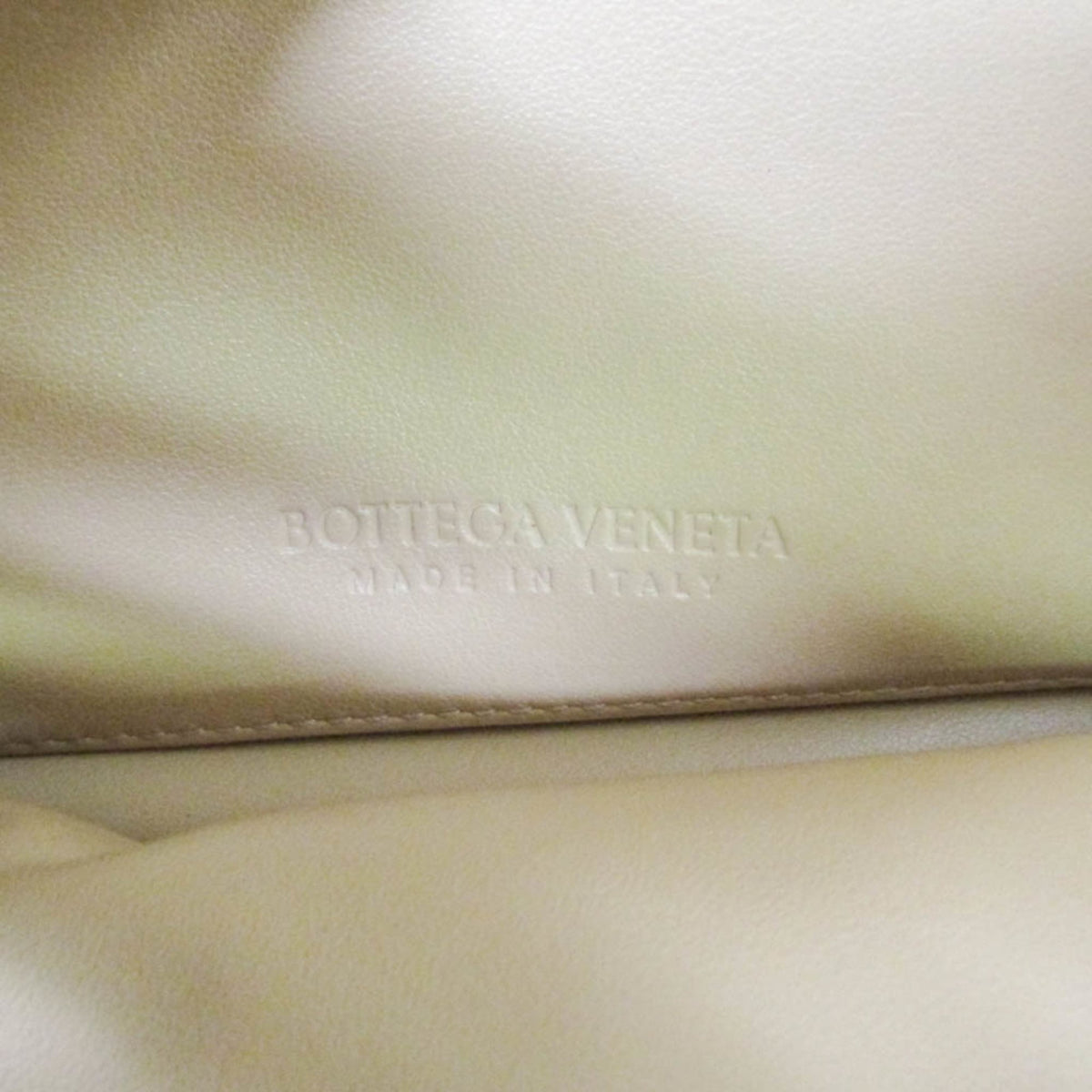 Bottega Veneta Beak Leather, Beige, Leather, Tote Bag