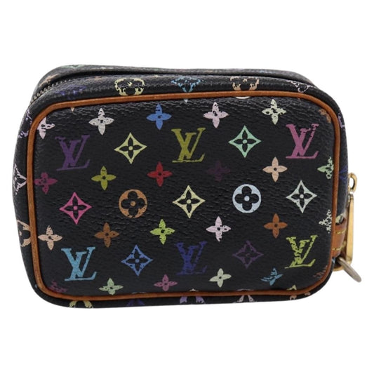 Louis Vuitton Wapity Trousse Monogram Multicolor, Black, Canvas, Clutch