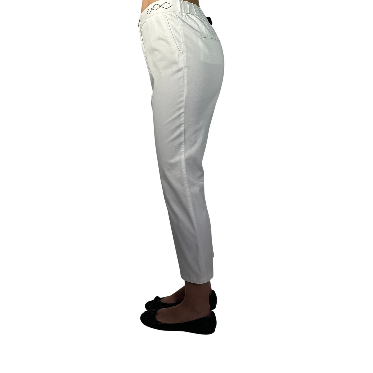 White Sand Kick Flare Pants