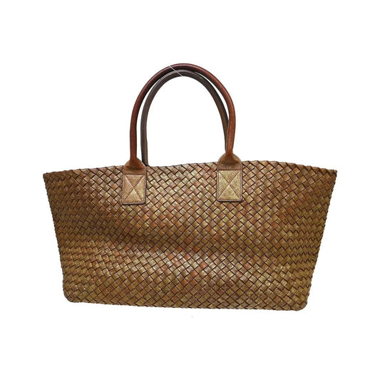 Bottega Veneta Cabat Tote Intrecciato Nappa, Brown, Leather, Tote Bag
