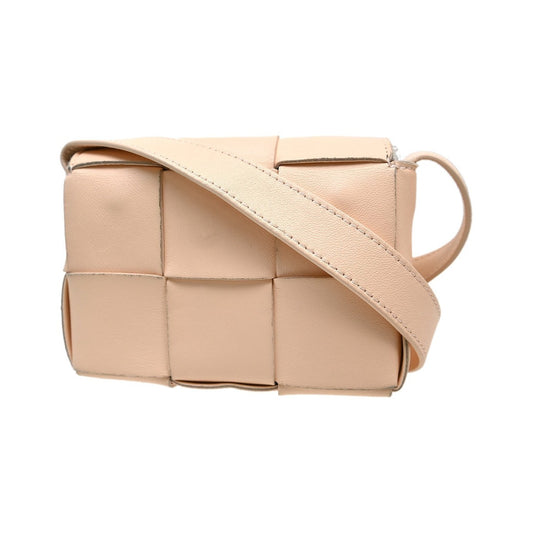 Bottega Veneta Candy Cassette Maxi Intrecciato Leather, Pink, Leather, Crossbody Bag