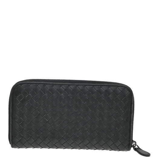 Bottega Veneta Intrecciato Long Zip Wallet - Brandsamsara