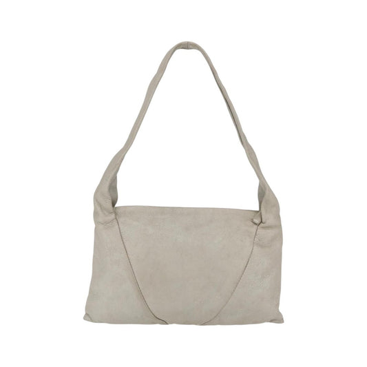 Bottega Veneta Shoulder Leather, Gray, Leather, Shoulder Bag