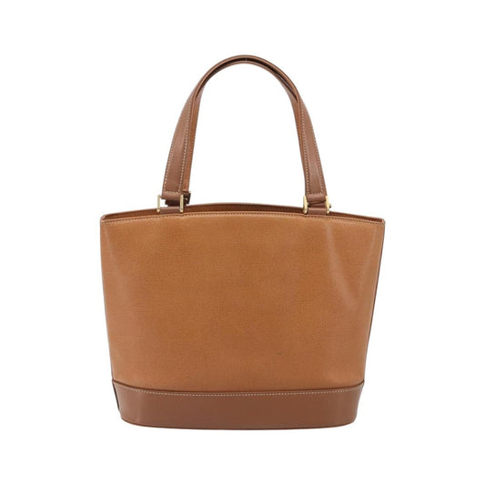 Burberry Handle Tote Leather, Brown, Leather, Tote Bag