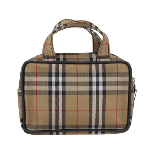 Burberry Nova Check Nylon, Beige, Nylon, Handbag