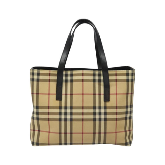 Burberry Nova Check Tote canvas check pattern, Beige, Canvas, Tote Bag