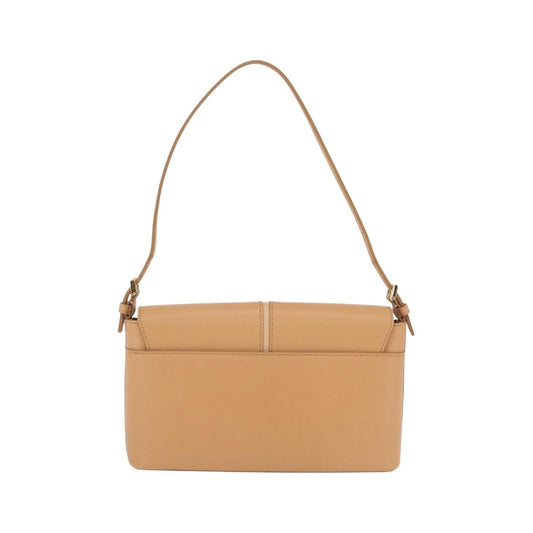 Burberry Shoulder Bag Leather, Beige, Leather, Shoulder Bag