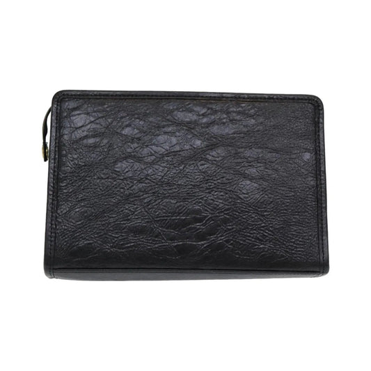 Burberry Vintage Leather, Black, Leather, Clutch