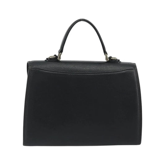 Burberry Vintage Leather, Black, Leather, Handbag
