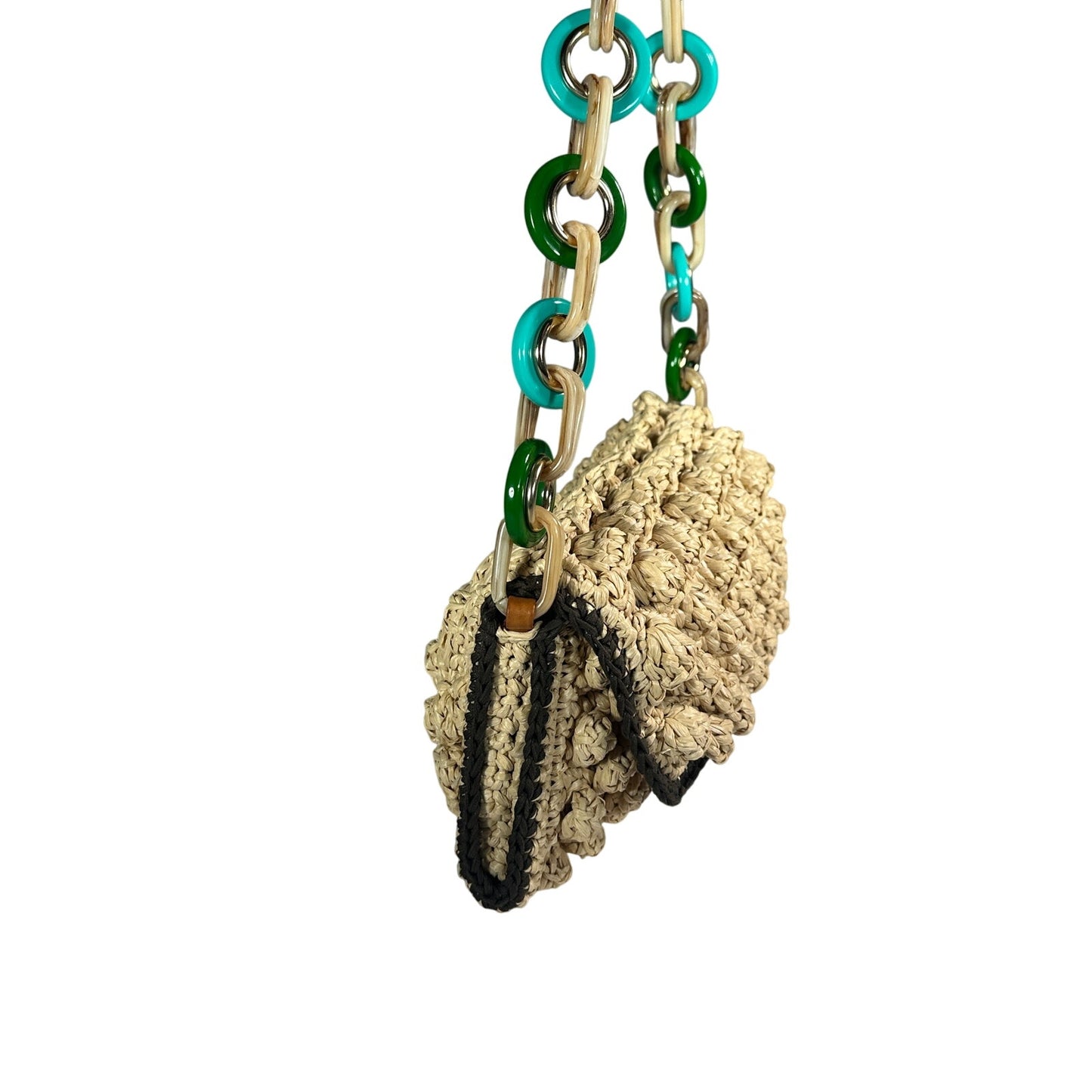 MISSONI Raffia Shoulder Bag
