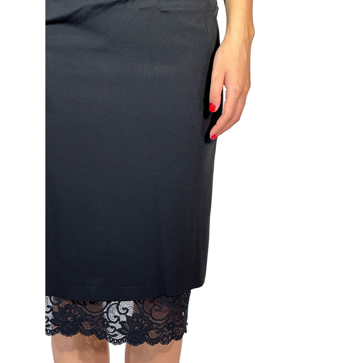 Weili Zheng Trapeze Dress Small Black NWT