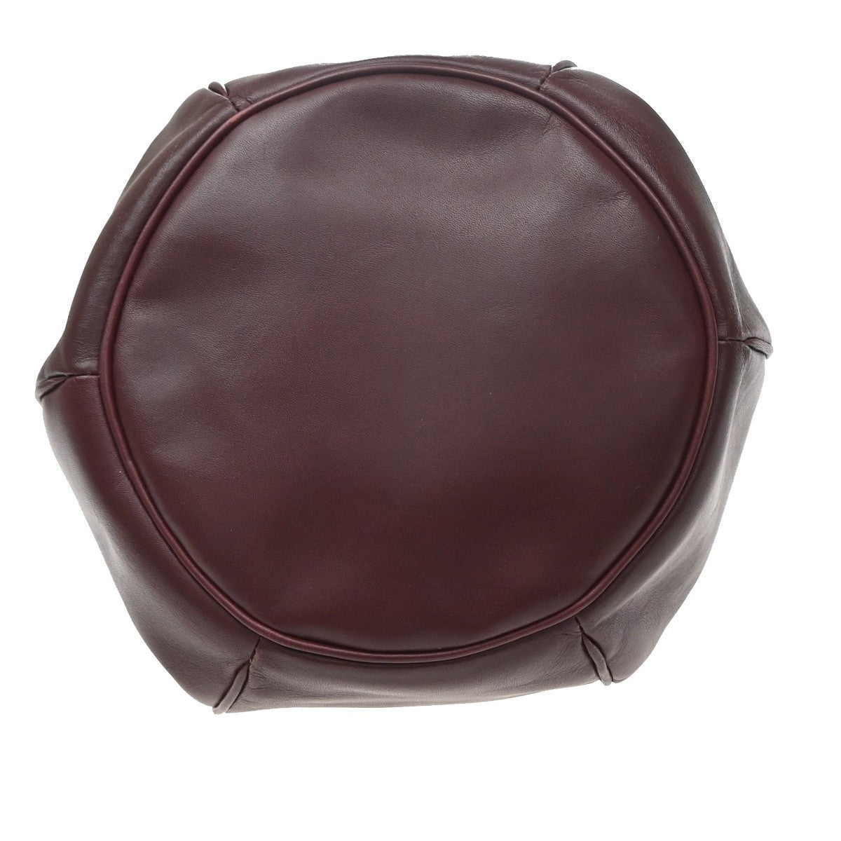 Cartier Must de cartier Leather, Burgundy, Leather, Shoulder Bag