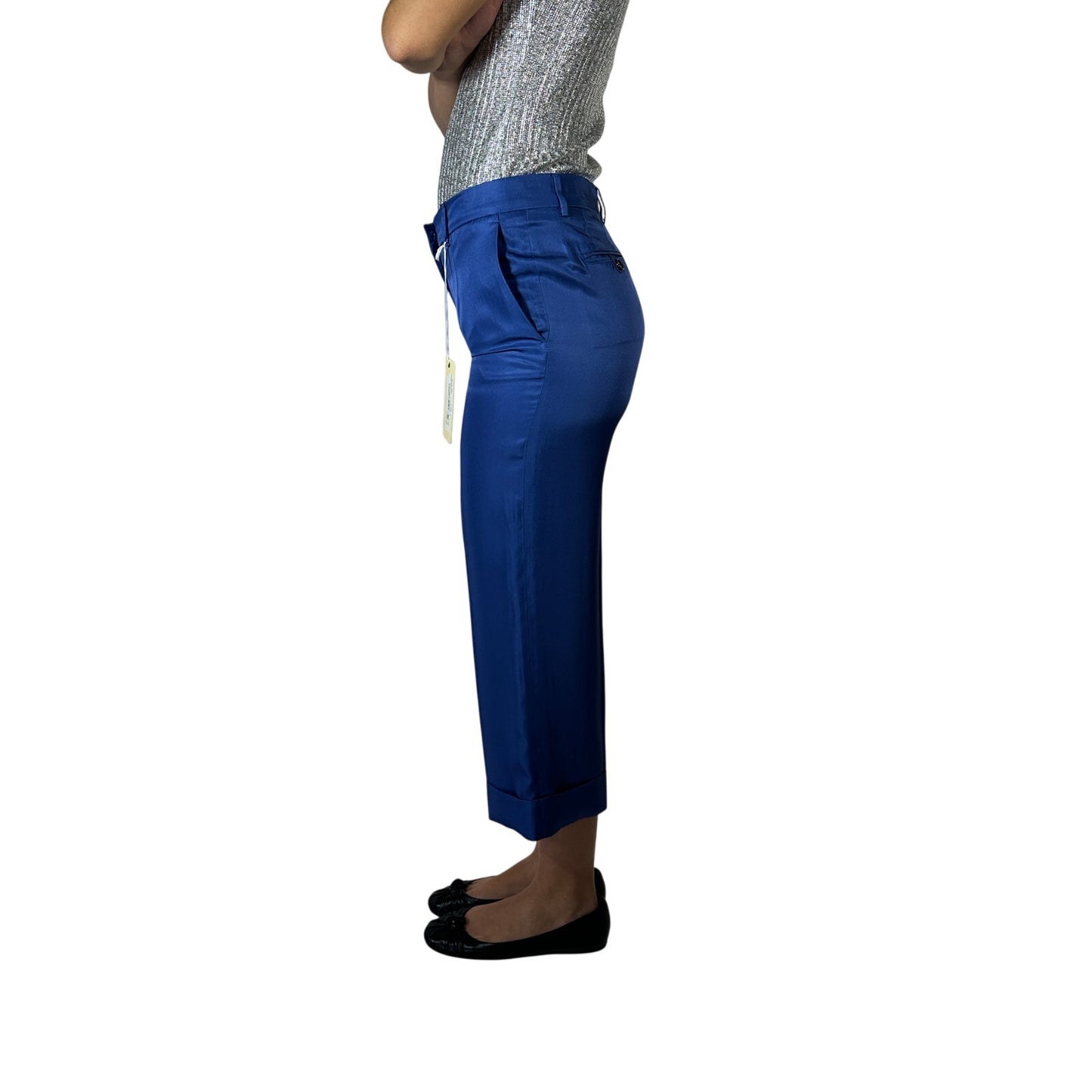True Royal Cropped Pants