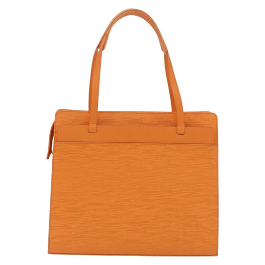 Louis Vuitton Croisette Damier with Braided Detail, Orange, Leather, Tote Bag