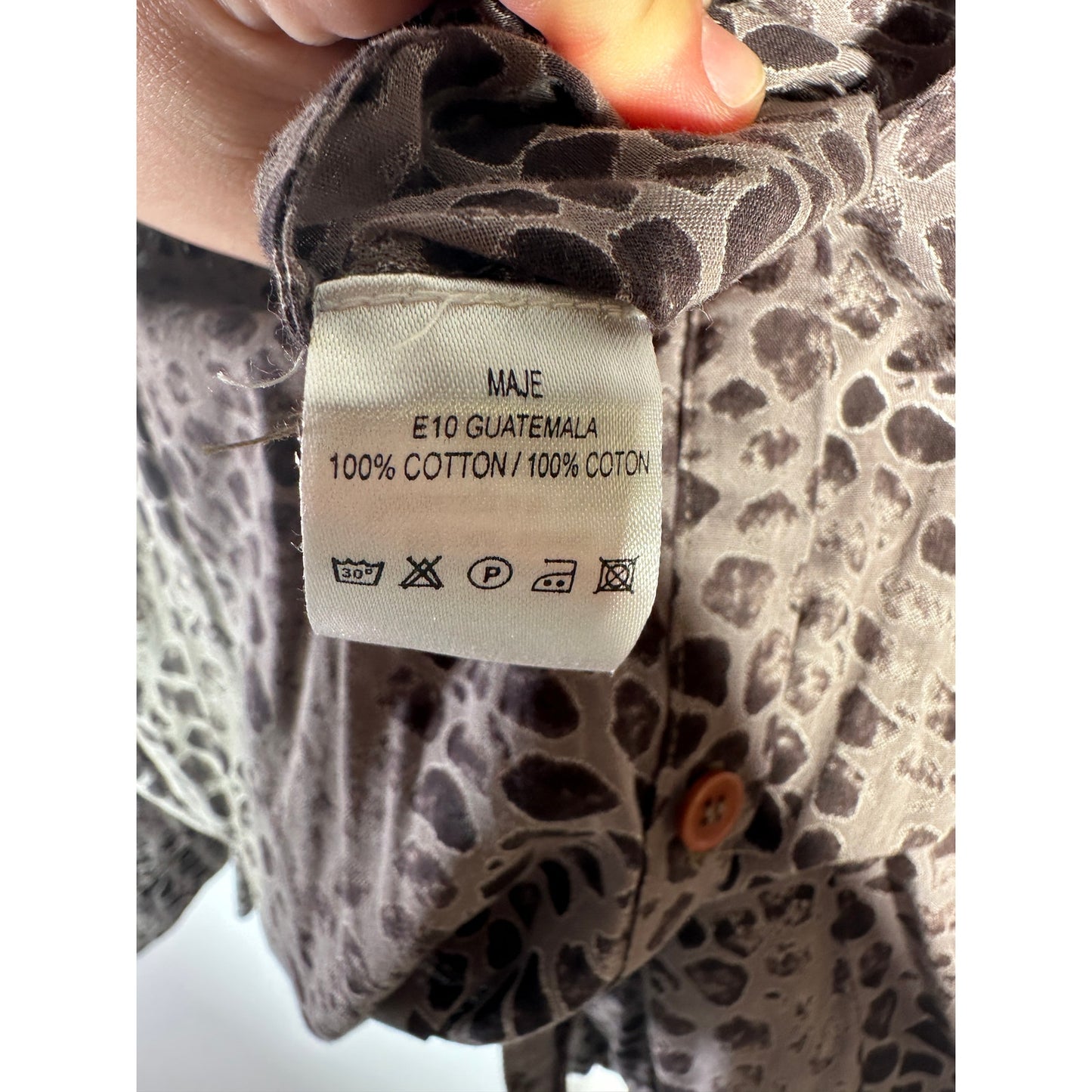 Maje Printed Romper