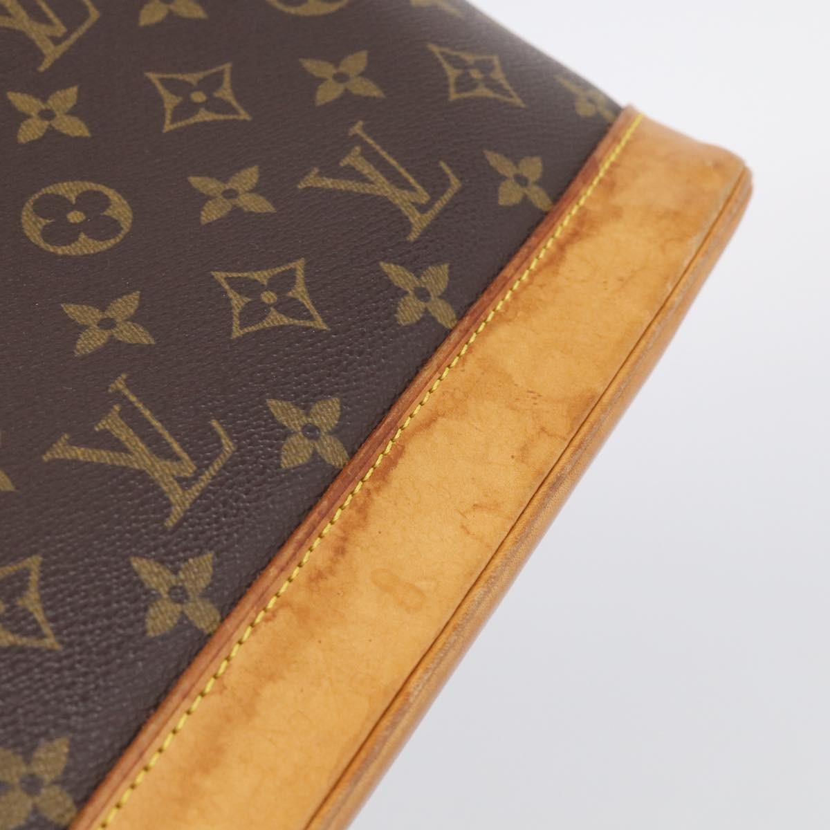 Louis Vuitton Vintage Alma Monogram Canvas, Brown, Canvas, Handbag