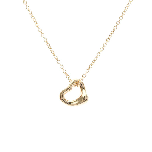 Tiffany & Co. Elsa Peretti Open Heart Pendant 18K Rose Gold, Gold, Pink Gold, Necklace