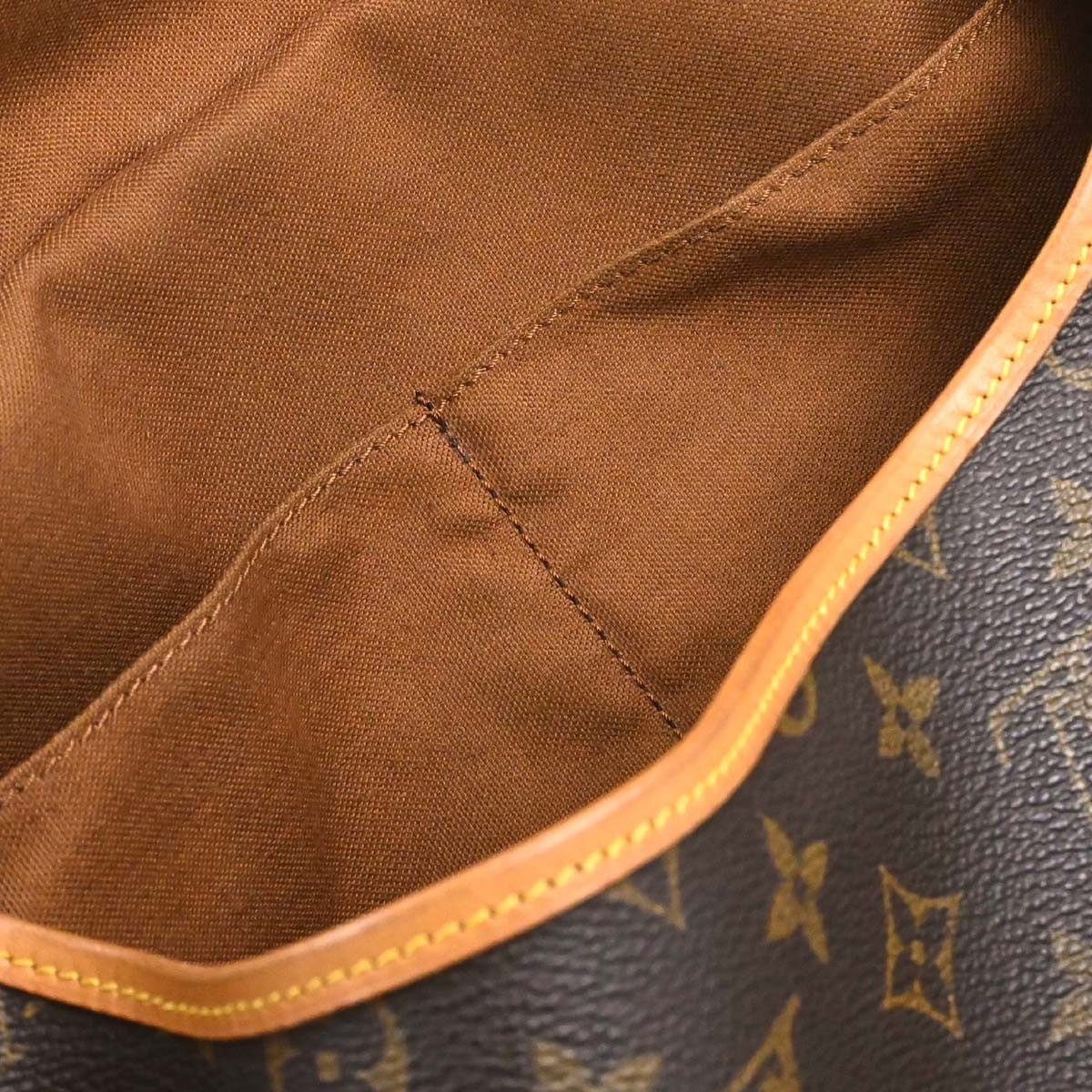 Louis Vuitton Saumur Monogram Canvas, Brown, Canvas, Shoulder Bag