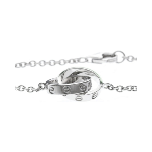 Cartier Love Interlocking 18K White Gold, Silver, White Gold, Bracelet