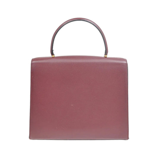 Cartier Must De Cartier Leather, Burgundy, Leather, Handbag