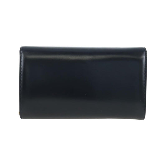 Cartier Sapphire Line Leather, Navy, Leather, Shoulder Bag