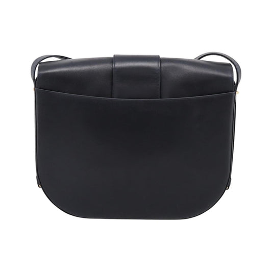 Cartier Sapphire Line Leather, Black, Leather, Shoulder Bag