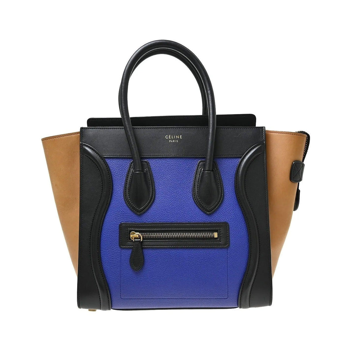 Celine Multicolor Luggage Leather, Multicolour, Calfskin, Handbag