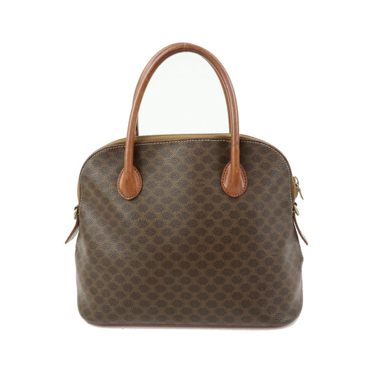 Celine Vintage Handbag Toile Céline, Brown, Canvas, Handbag