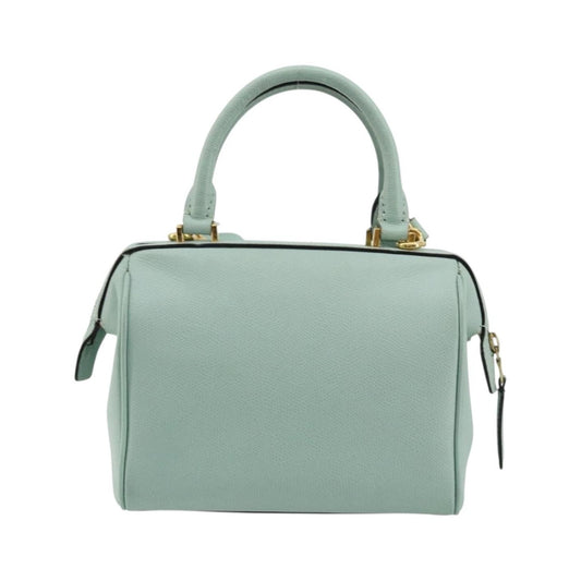 Celine Vintage Leather, Blue, Leather, Handbag